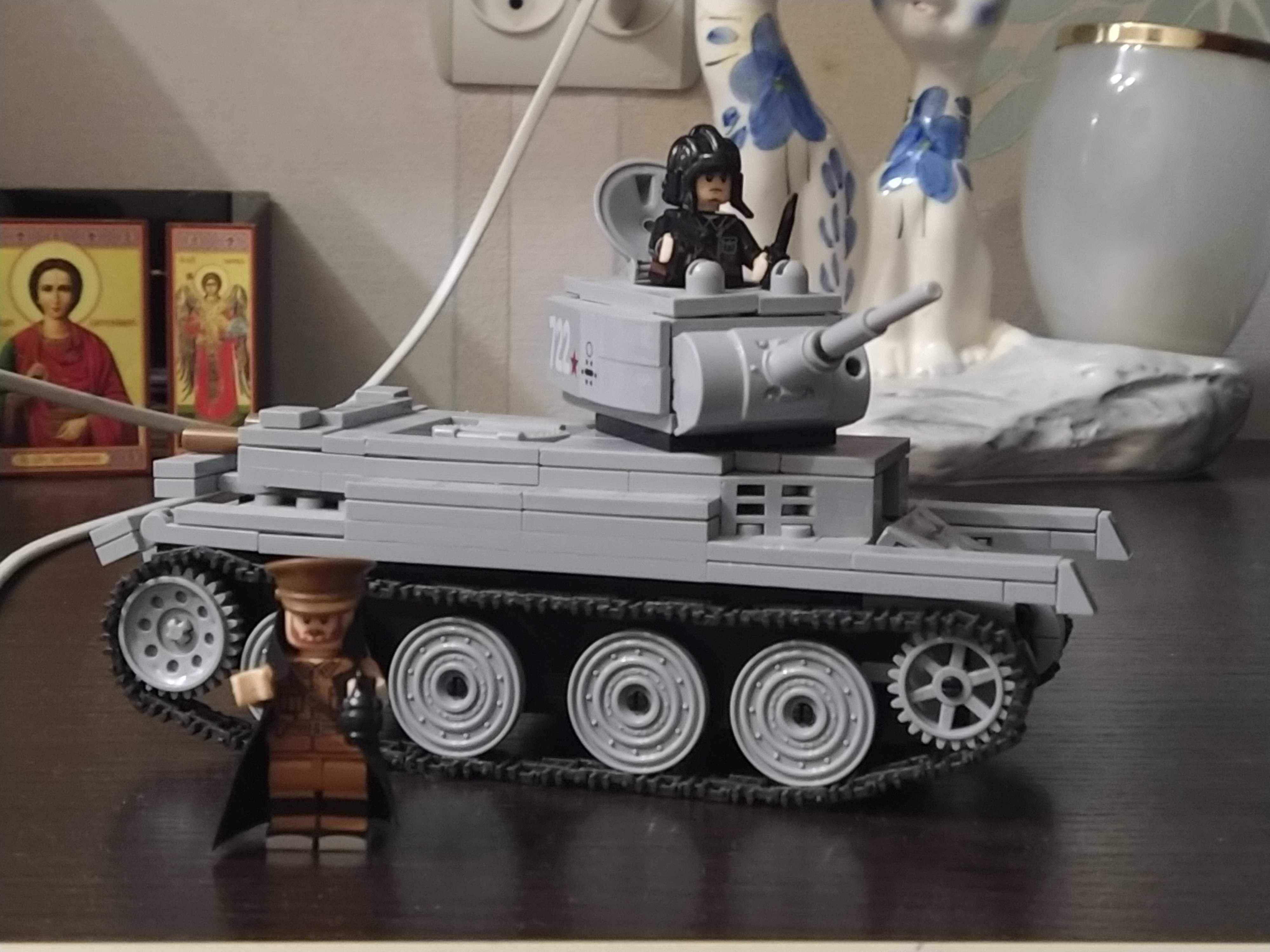 конструктор Quan Guan танк БТ-7
