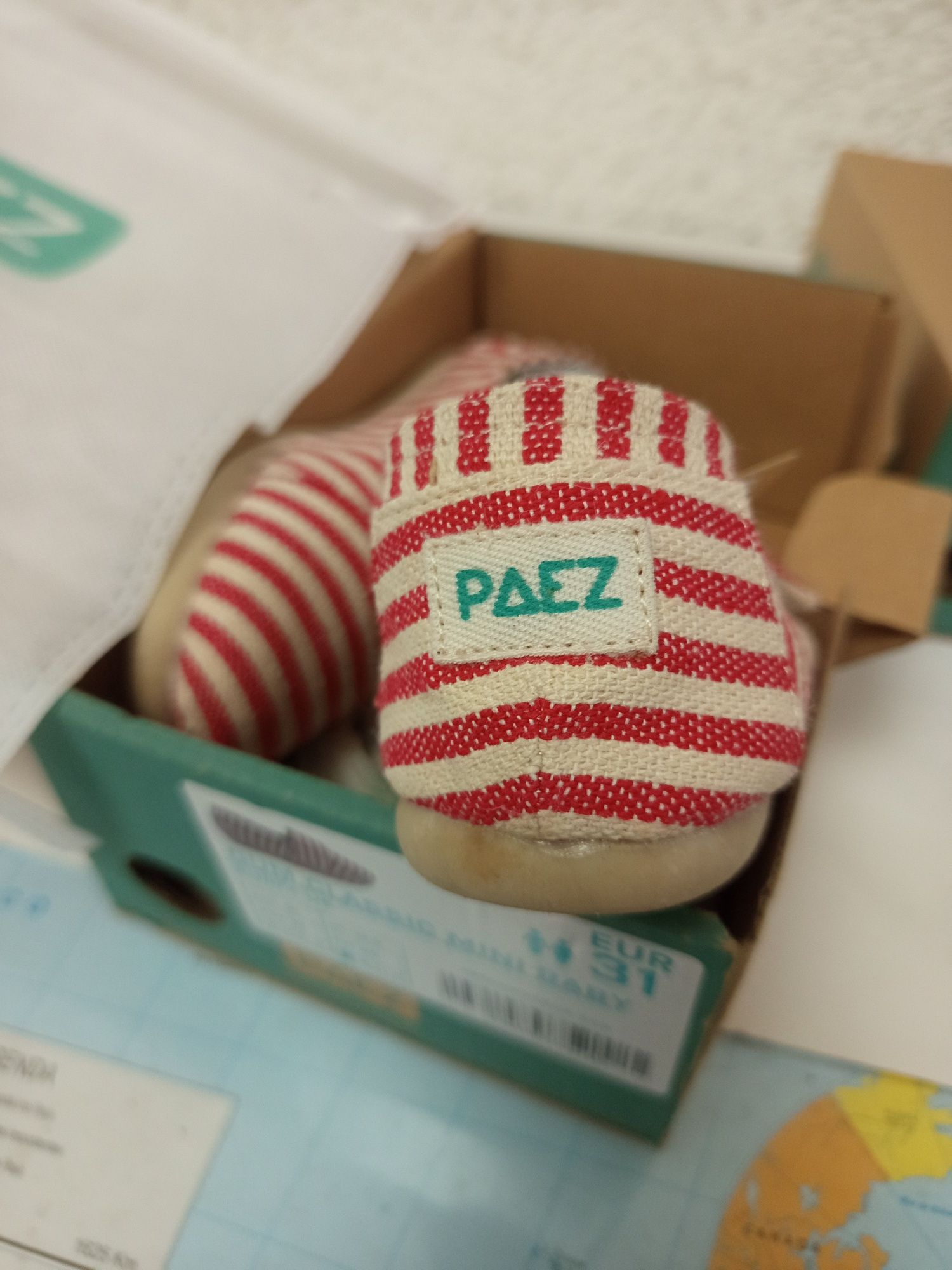 2 pares Alpercatas PAEZ Criança NR 31