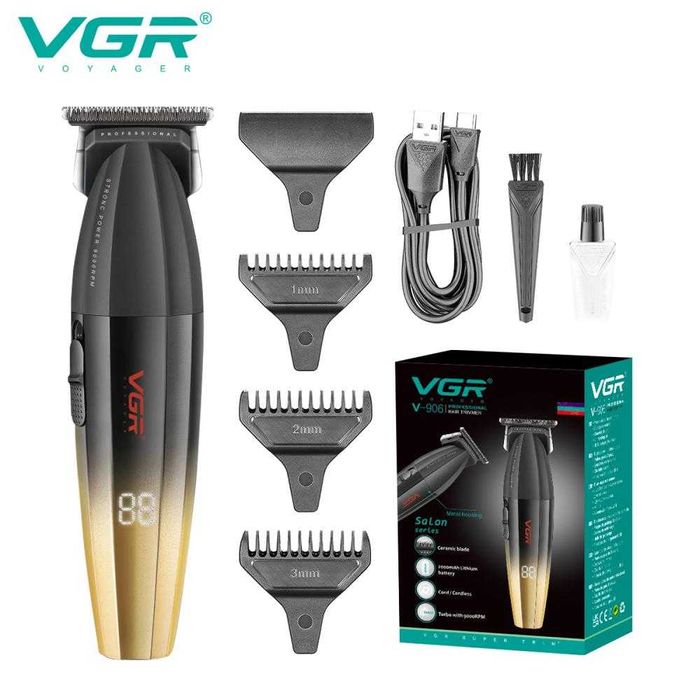 Тример VGR V-906 Бездротова машинка для стрижки Gold