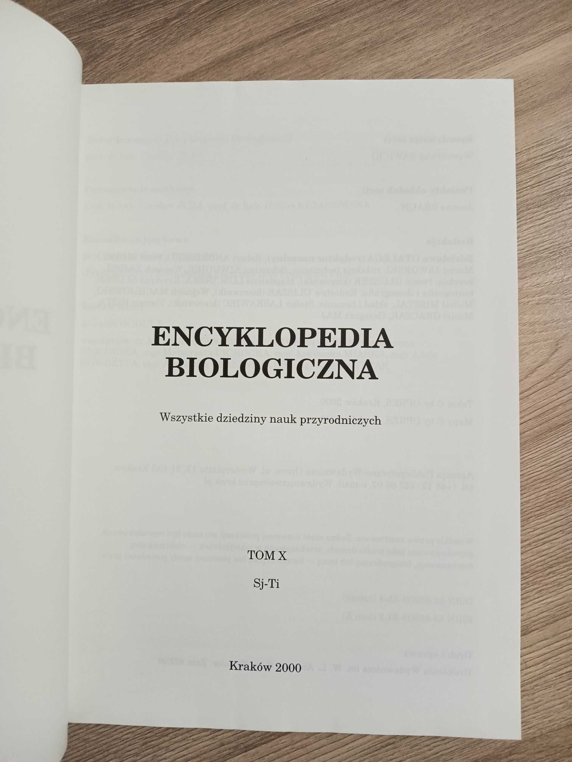Encyklopedia Biologiczna Tom X Sj-Ti
