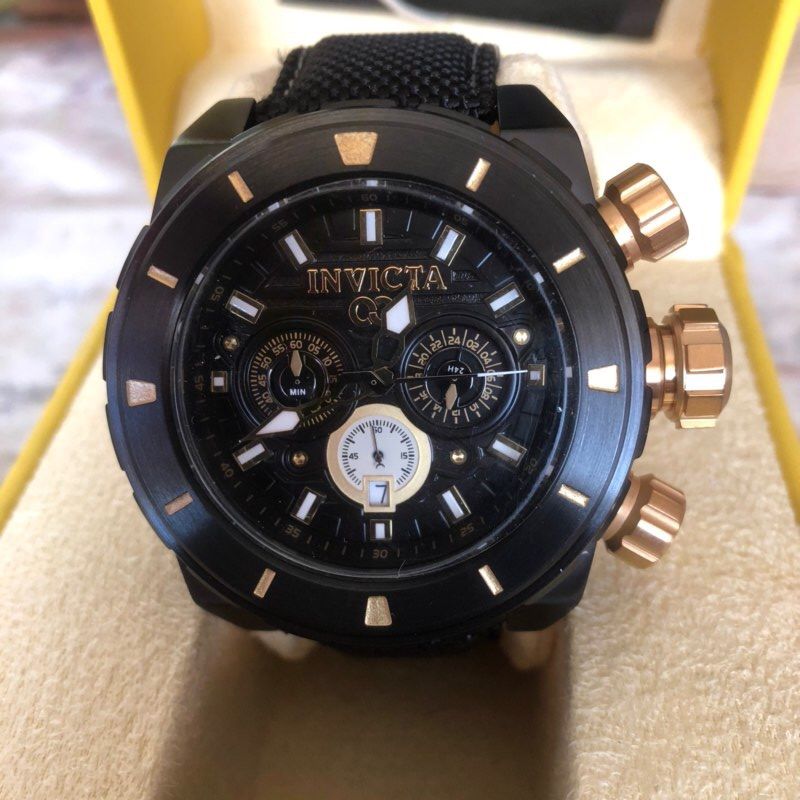 Zegarek męski Invicta „Golden Fish” Corduba GMT