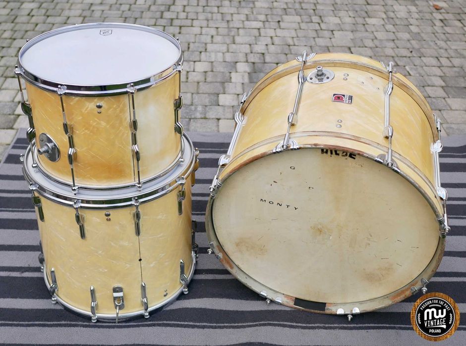 Perkusja Premier White Marine Pearl Vintage – 22″, 14″, 16″ ‼️