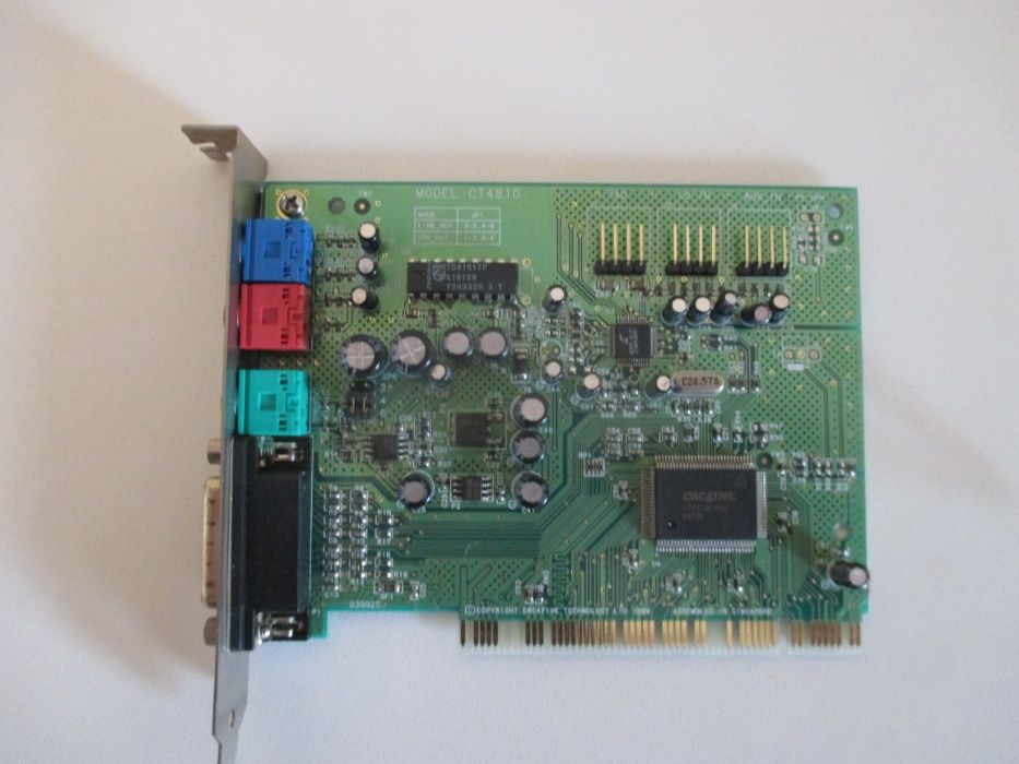 Placa de som PCI Creative Labs Sound Blaster CT4810