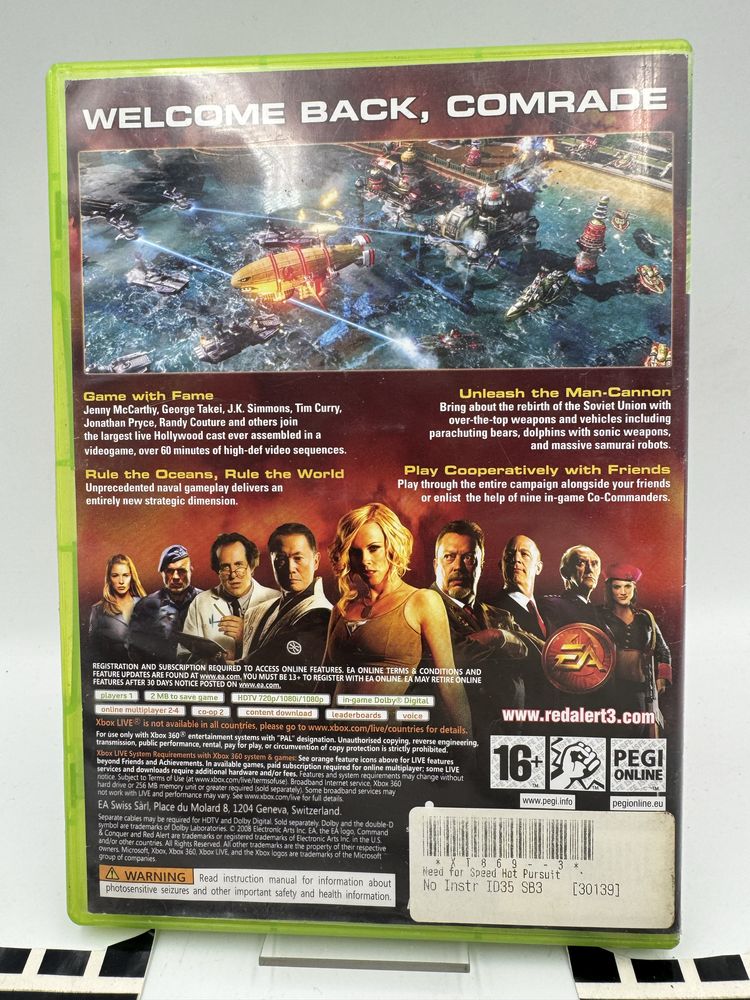 Red Alert 3 Xbox 360 Gwarancja