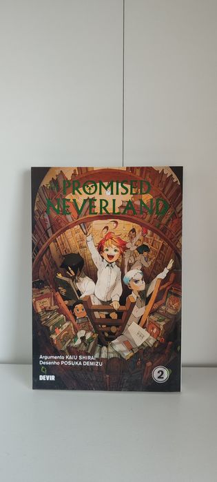 Vendo volume 2 do manga Promised Neverland, edição da Devir, em ótimo