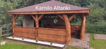 Altanka z bala Altana Altanki Altany Ogrodowa