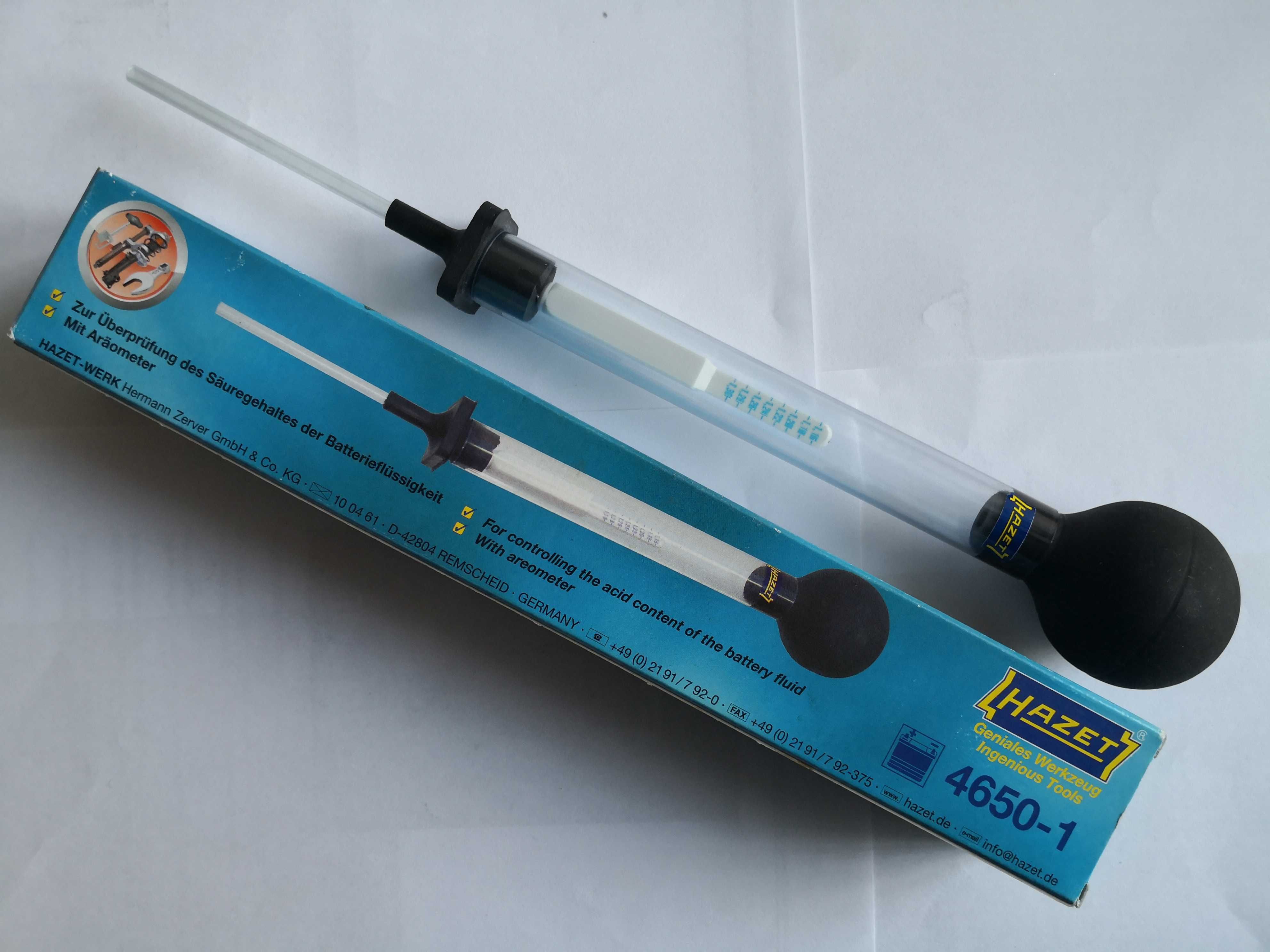 Hazet 4650-1 tester gęstości elektrolitu AREOMETR