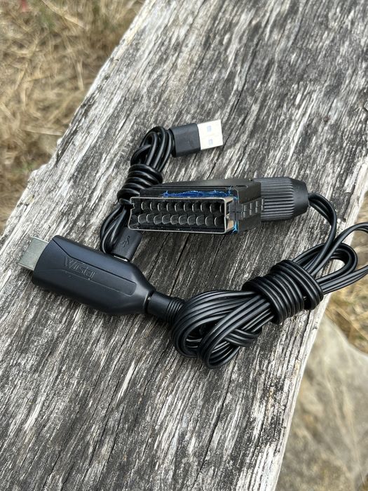 Конвертер HDMI в Scart 1080P, 1м. Адаптер, перехідник