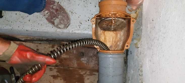 Przepychanie rur kanalizacji kamerowanie hydraulik PWIK Bielsk Podlas