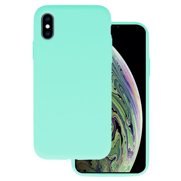 Silicone Lite Case Do Iphone X/Xs Miętowy