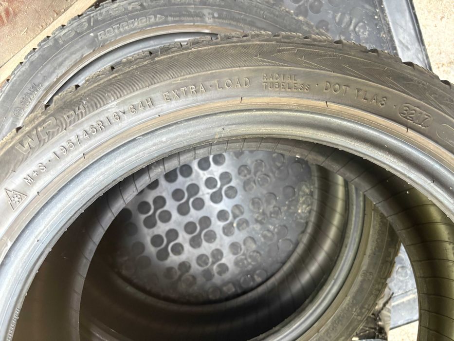 2x opony ZIMOWE 195/45R16 84H NOKIAN 2017r 8mm