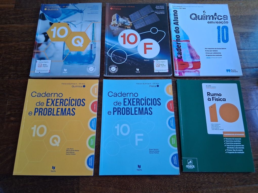 Livros/ Manuais escolares 10º ano como novos