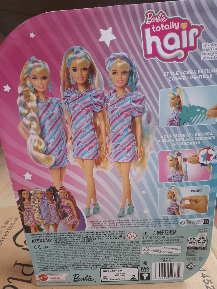 Лялька Барбі Зіркова красуня Фантастична зачіска Barbie Totally Hair S