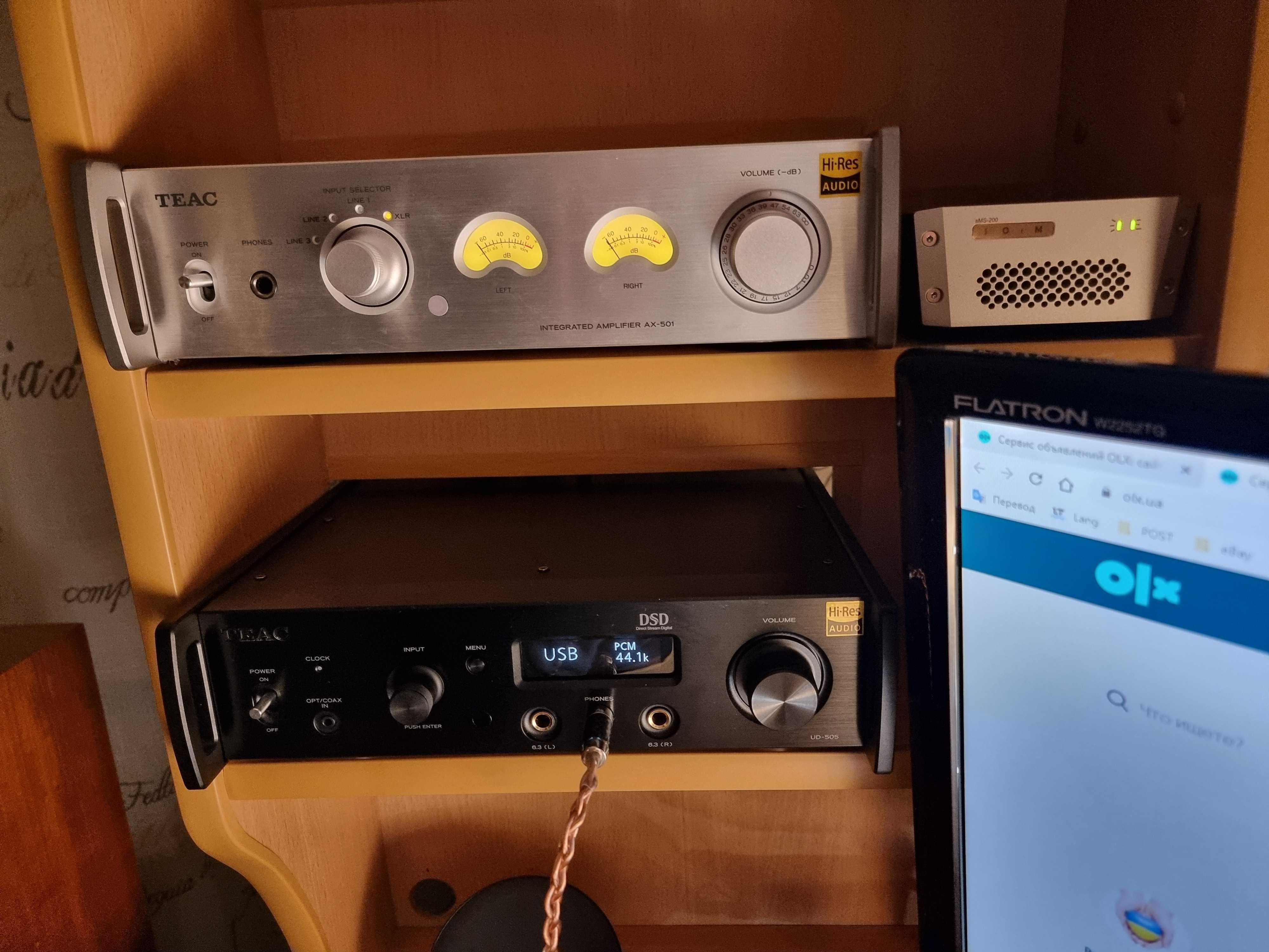 Балансный стереоусилитель TEAC AX-501 (видеообзор)