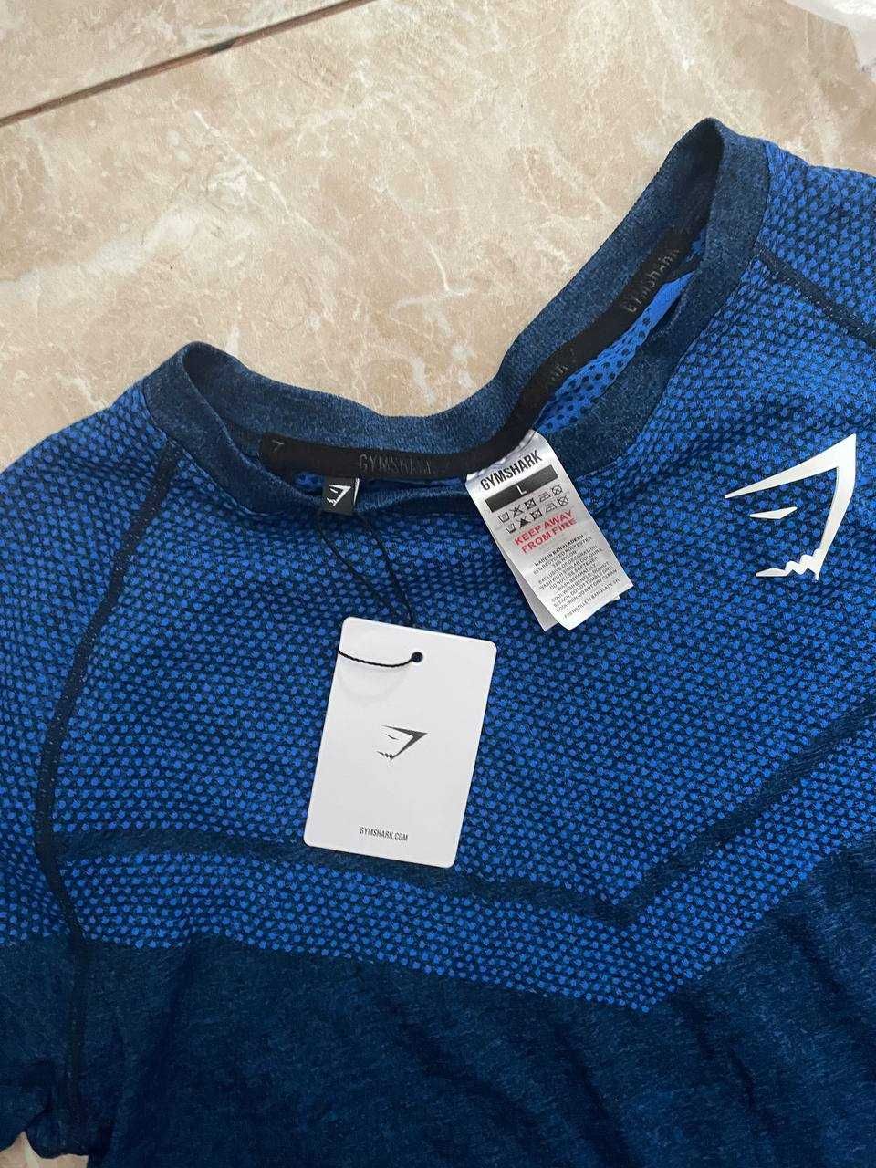 Onyx v2 Gymshark  old blue long sleeve