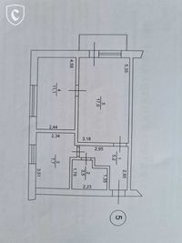 2К Квартира 46 кв.м біля Київського моря