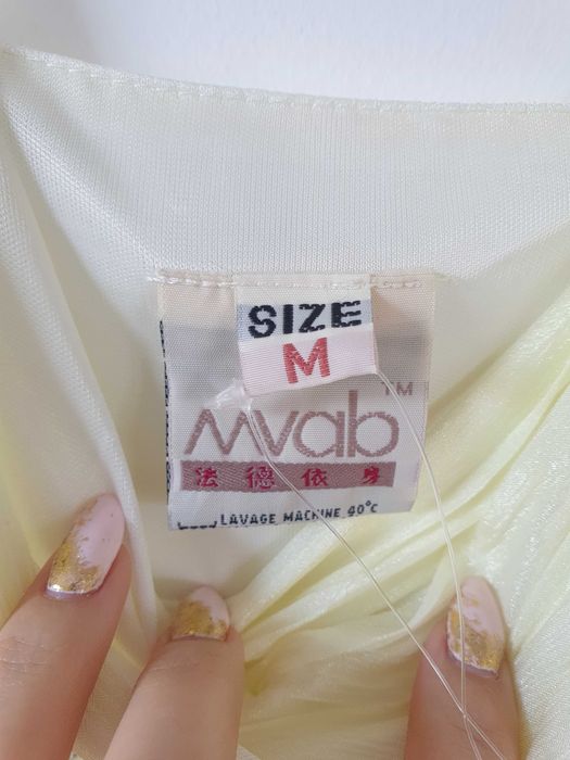 Nowa sukienka M 38 kopertowa żółta ciążowa komunia chrzciny wesele