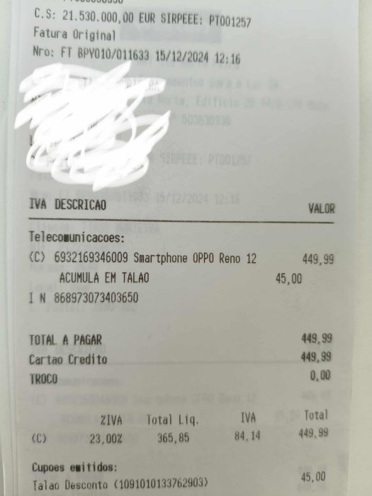 OPPO Reno 12 pro 512gb c/ garantia