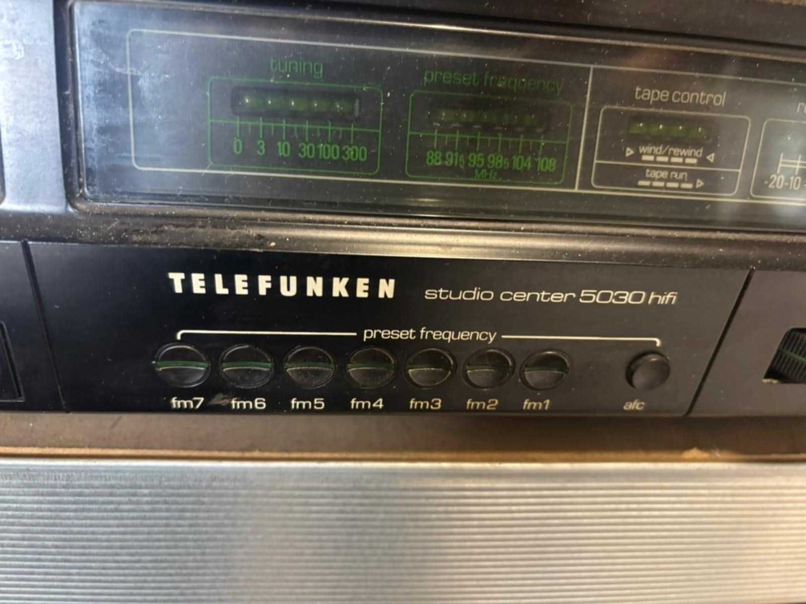 Wieża Telefunken Studio Center 5000 HiFi – radio, gramofon,  klasyk!