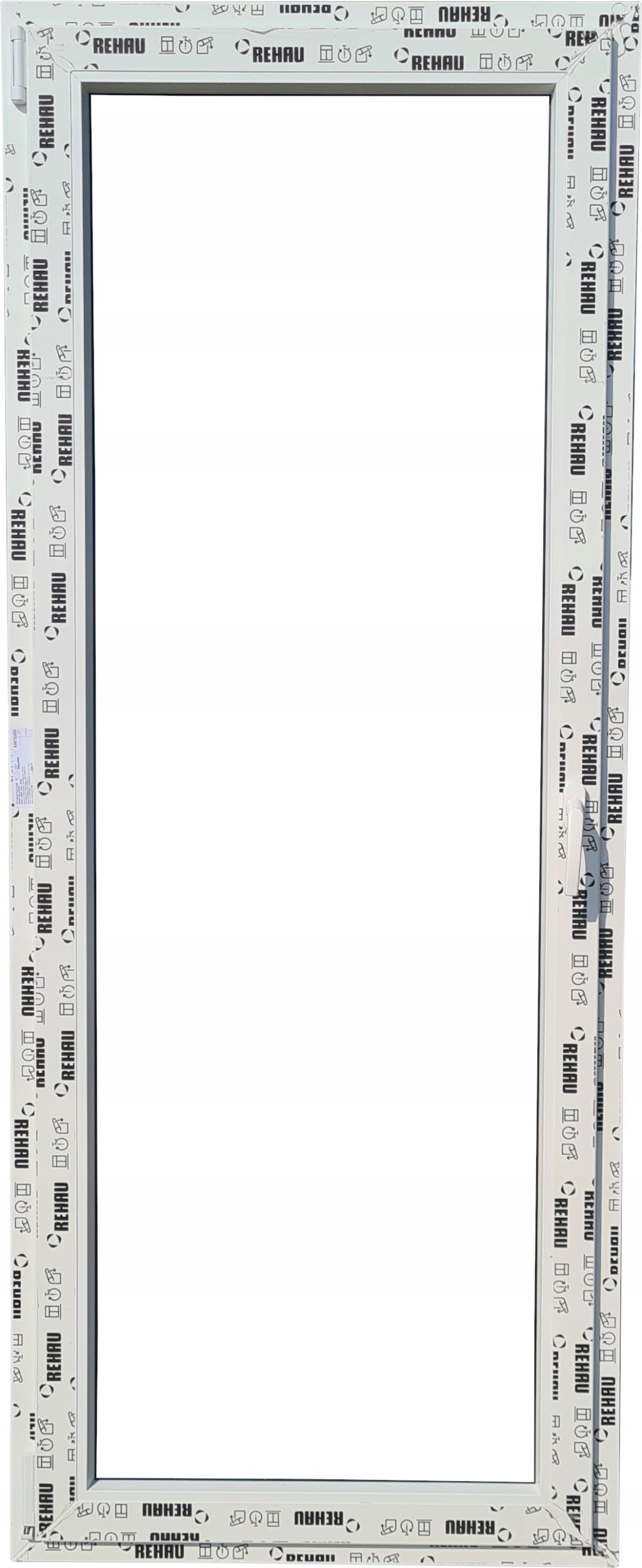 OKNA KacprzaK 90x210 OKNO BALKONOWE PCV NOWE Białe 900x2100
