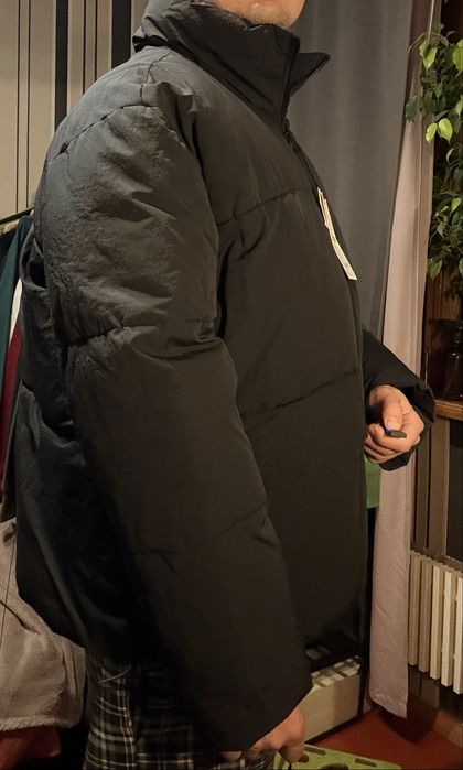 Мужской зимний пуховик zara