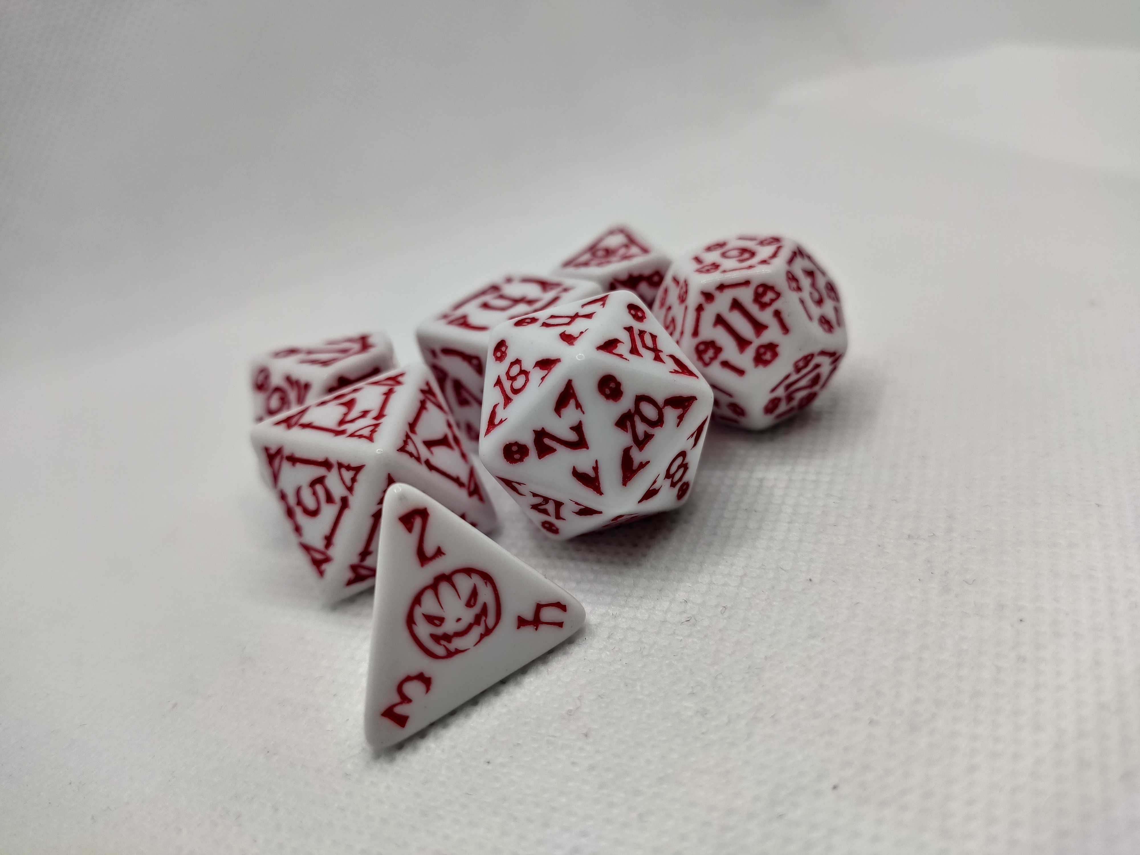 Duchy i Dynie: Kości Wampira - Zestaw 7 kości RPG / dnd