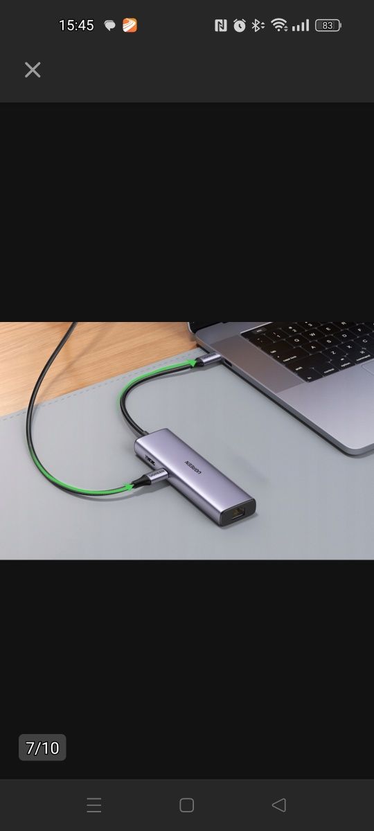 Adapter Hub UGREEN, USB_C do 2x USB 3.0, HDMI