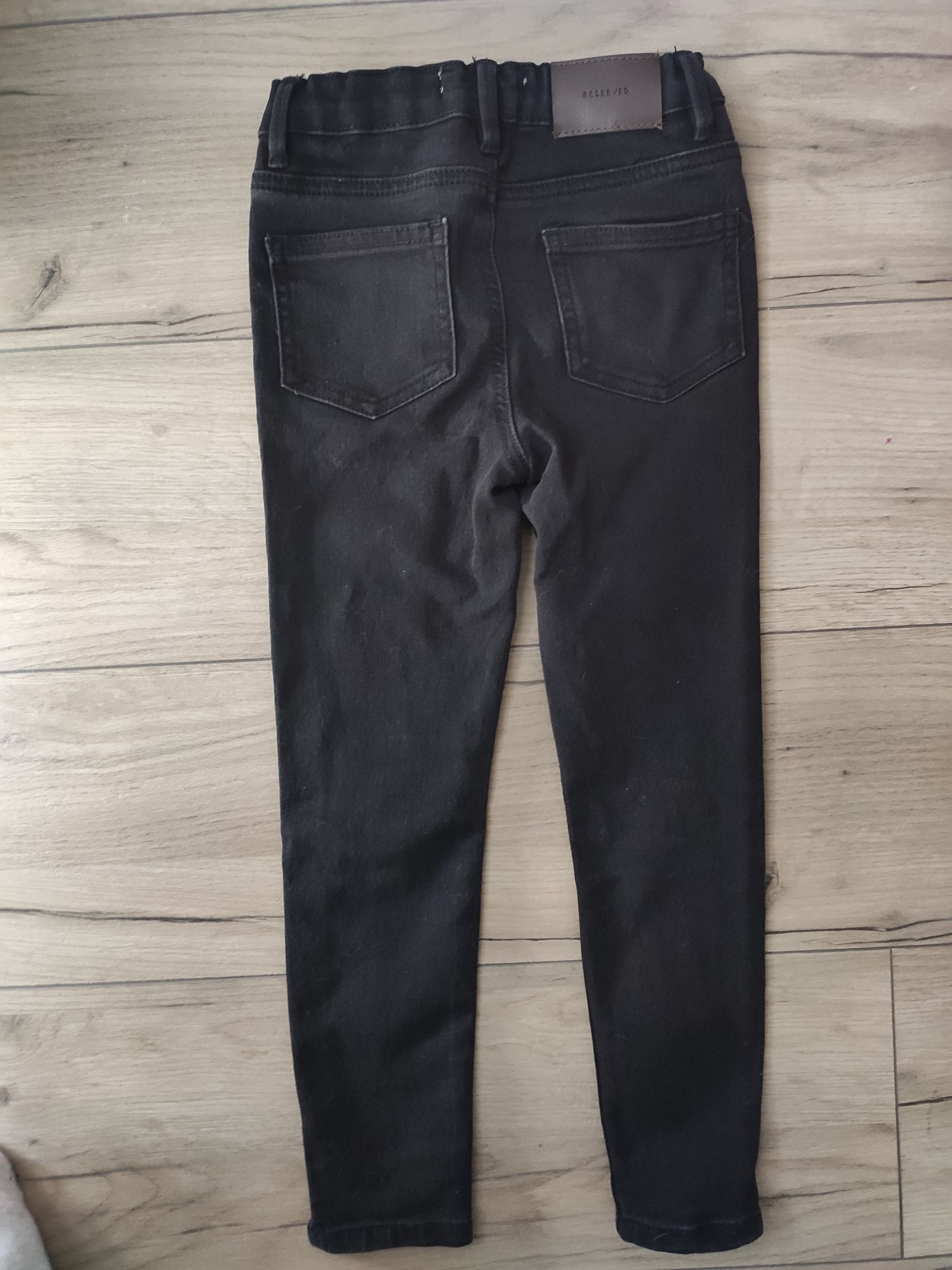 Spodnie jeansowe czarne 122 Reserved