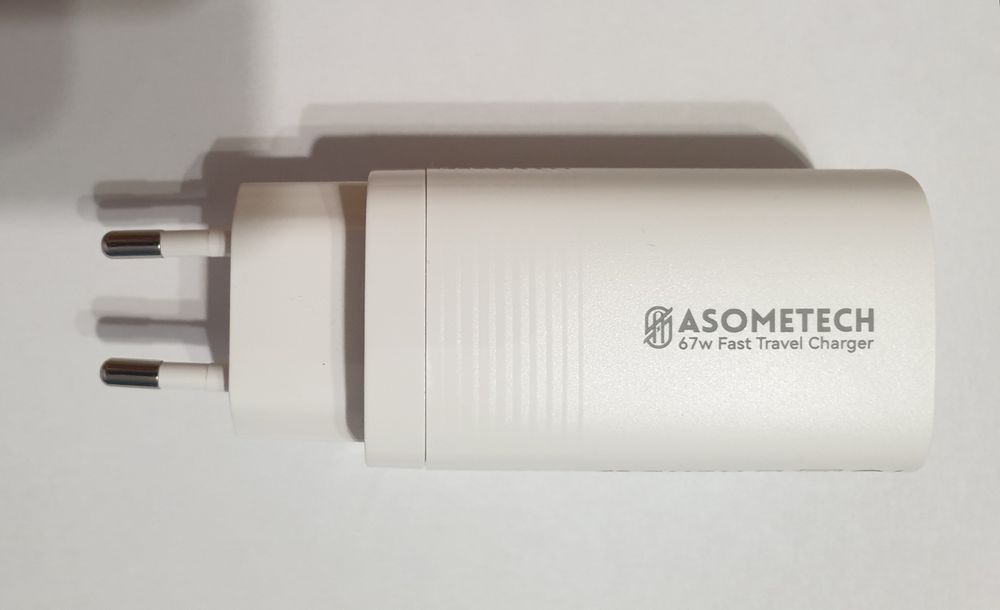 Зарядний пристрій ASOMETECH 67w для ноутбуків, смартфонів та планшетів