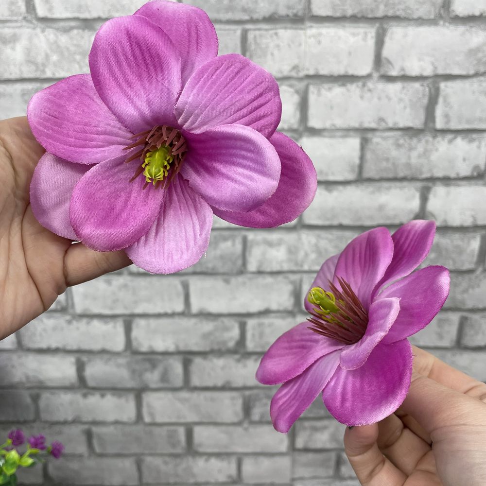 Magnolia kolory , 12 szt kwiaty sztuczne