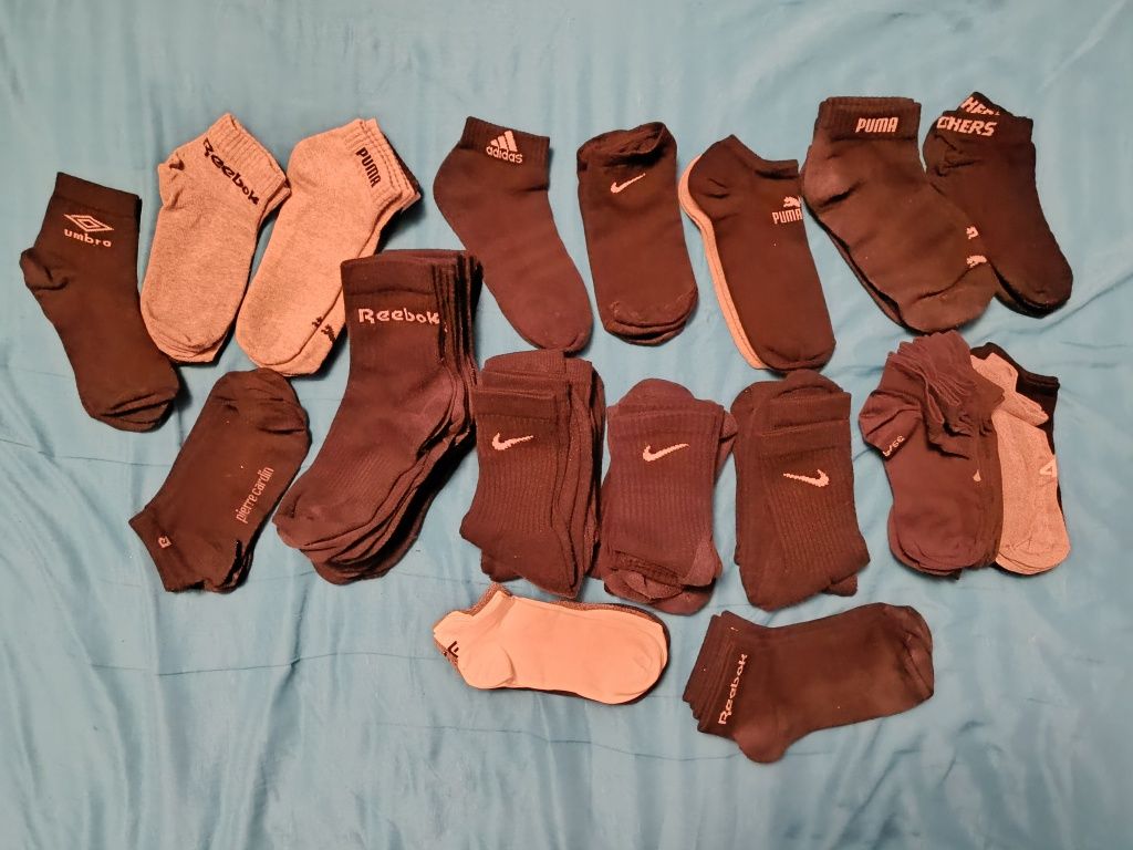 Skarpetki męskie Nike, Puma, Reebok, Umbro, Adidas, 4F