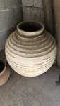 Talhas em barro pote antigo