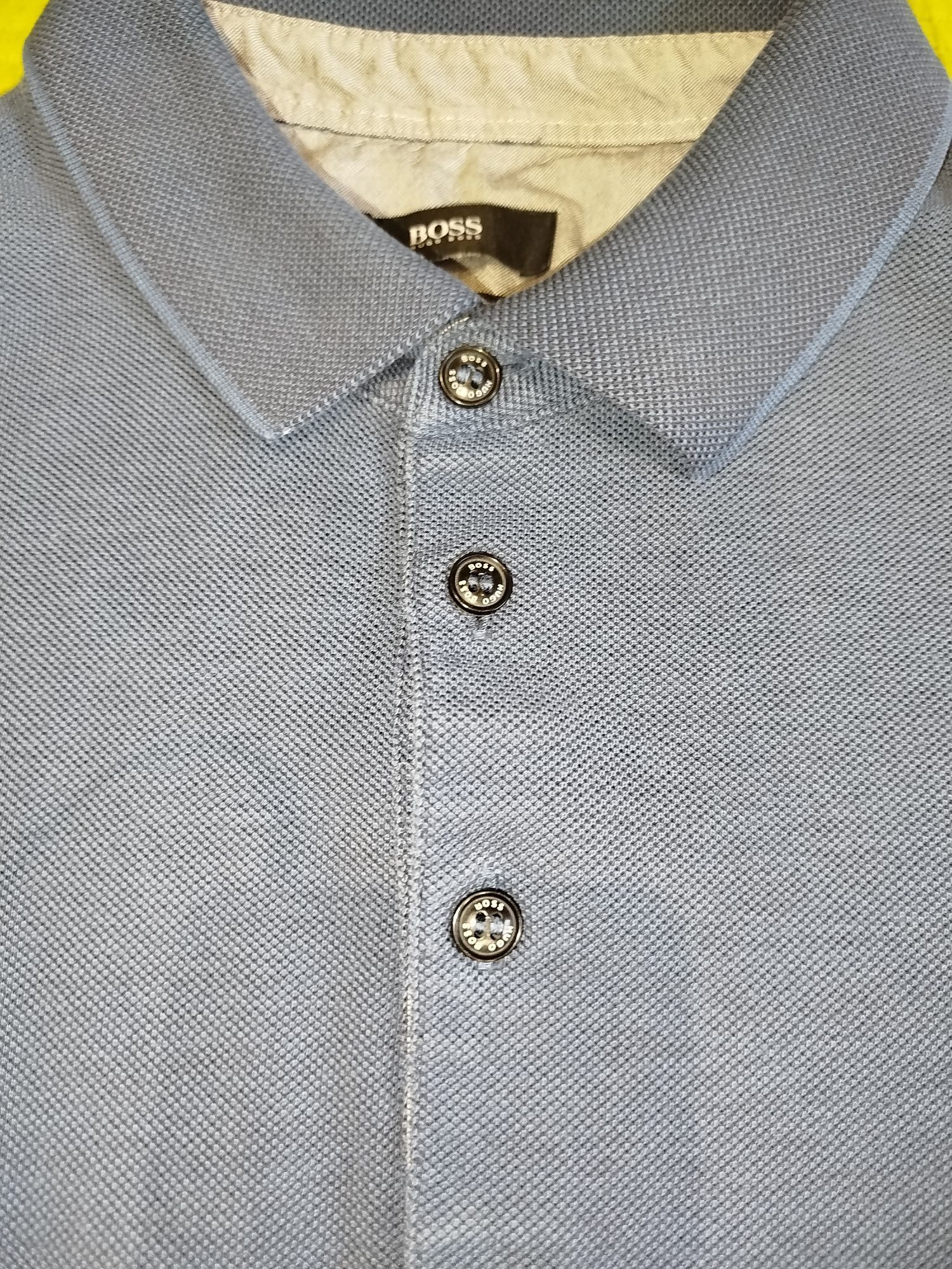 Polo azul escuro BOSS