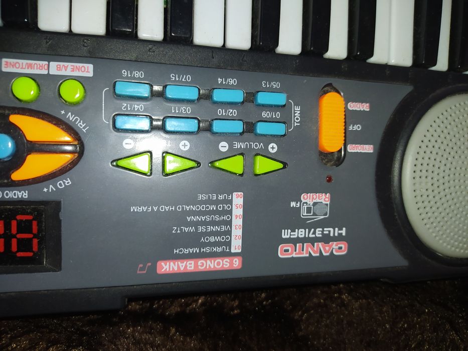 Синтезатор пианино детское с микрофоном