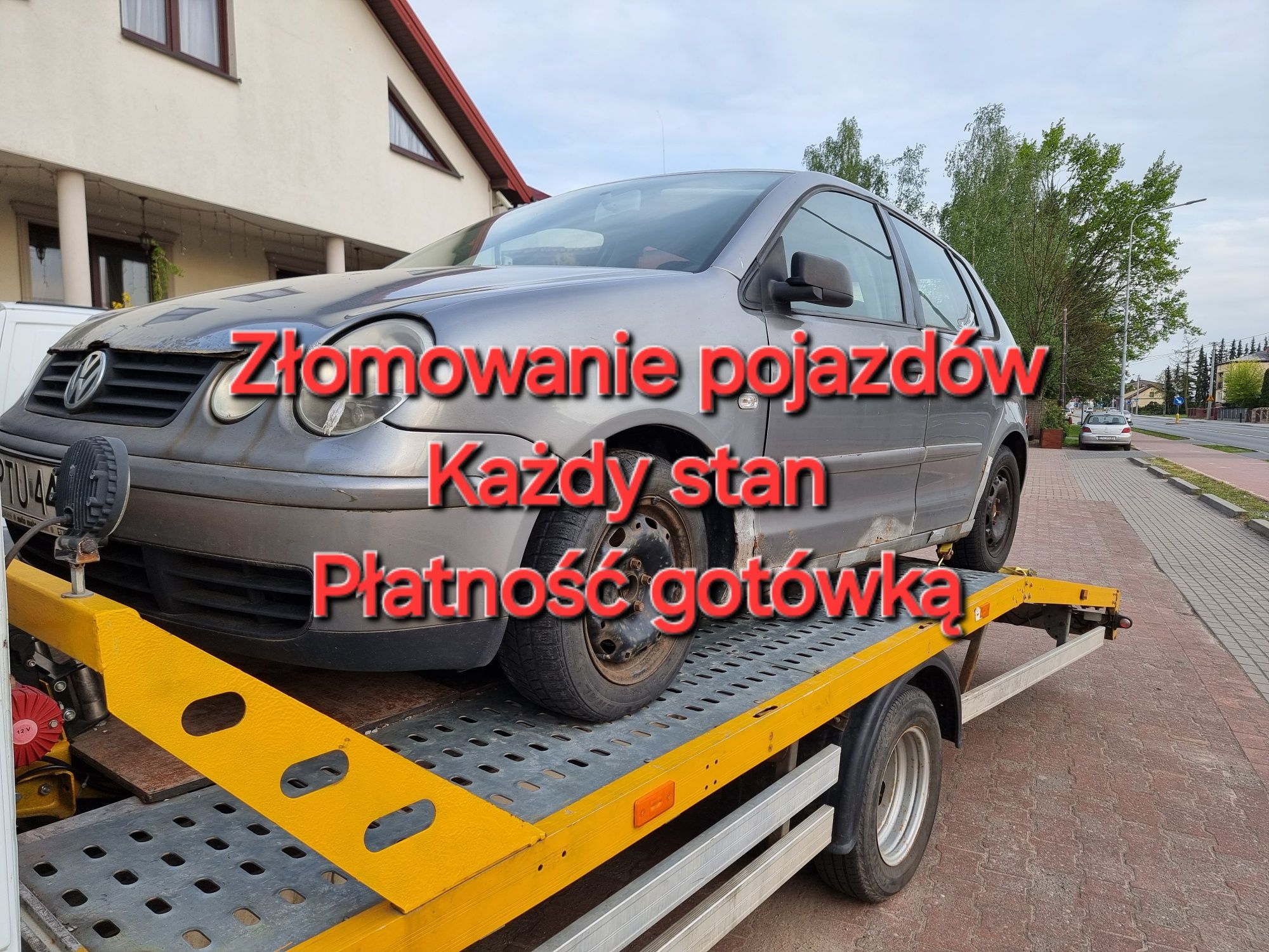 Skup złomowanie kasacja aut motocykli Ceków Malanów Lisków Korzeniew