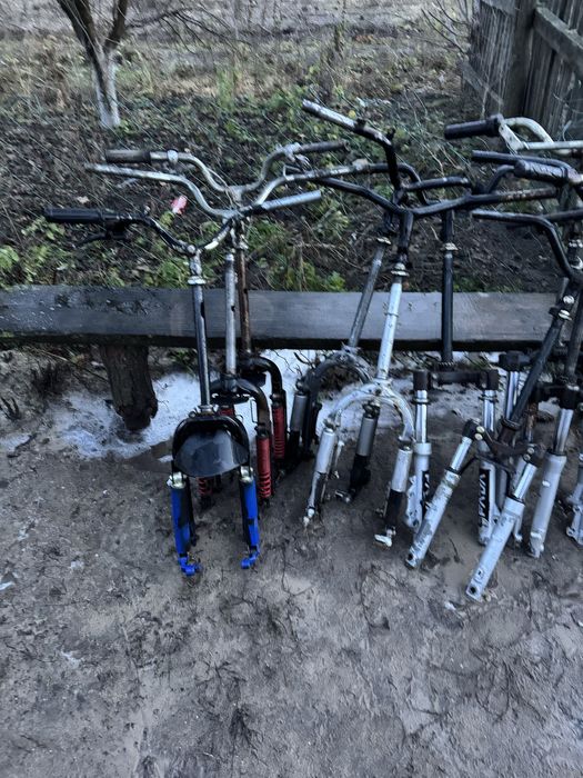 Вилки пере на скутера різні моделі