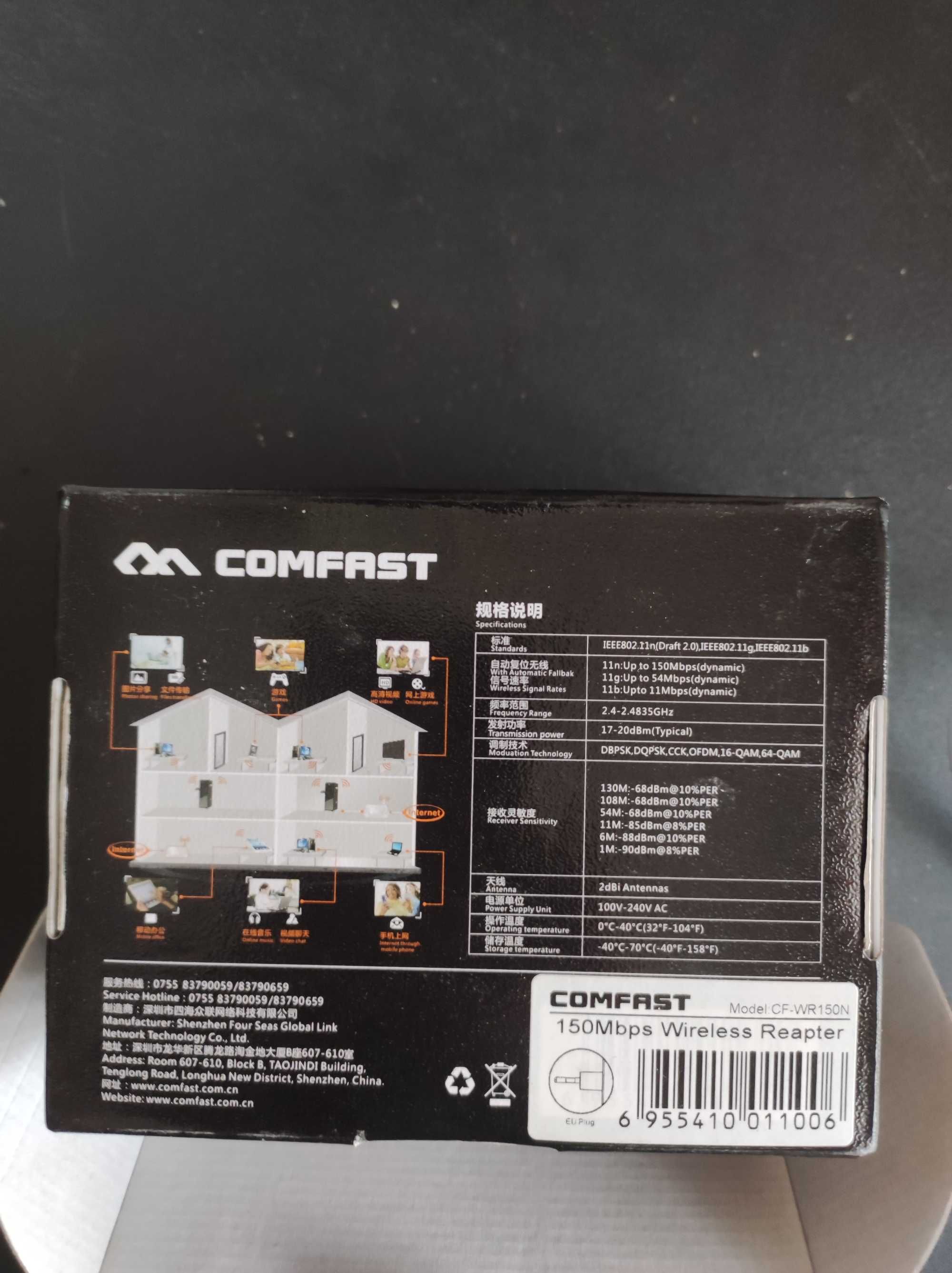 Ретранслятор  WiFi COMFAST
