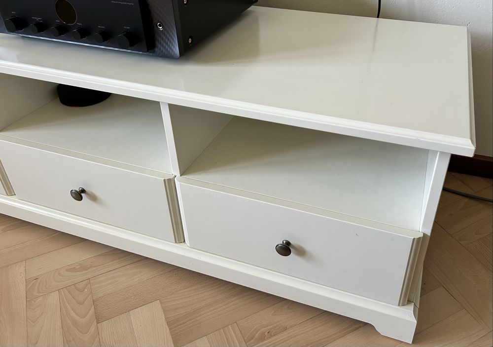 Szafka RTV Ikea liatorp biała komoda ikea