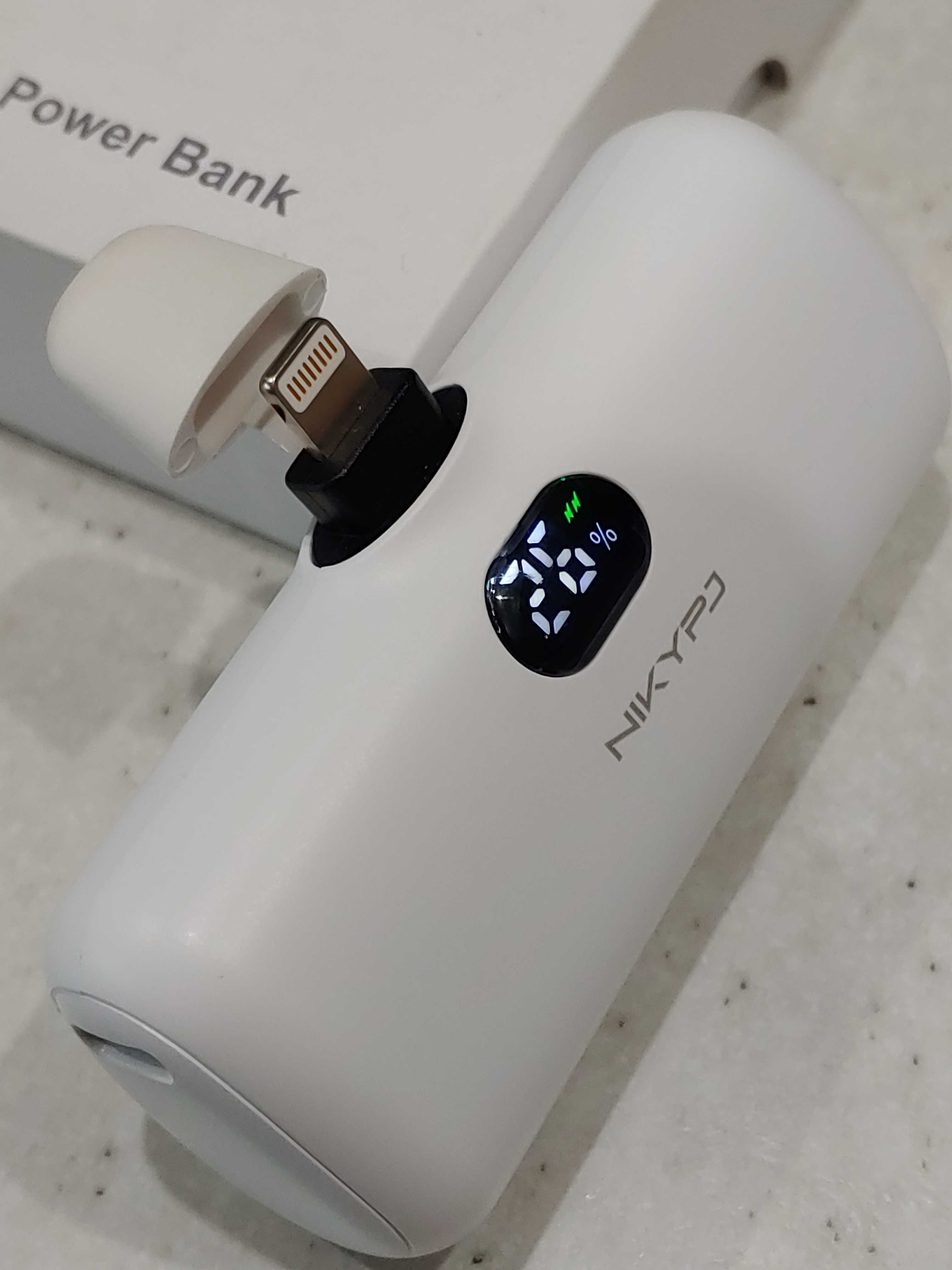 NIKYPJ Powerbank с дисплеем 4800 мАч, разъем Lightning