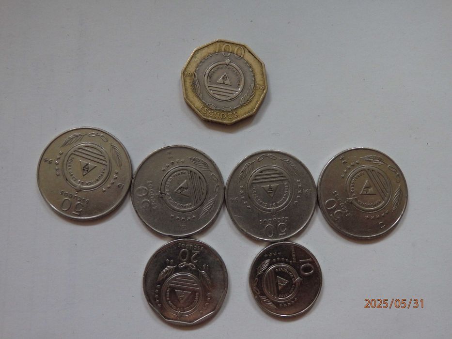 Monety Cape Verde wyspy zielonego przylądka