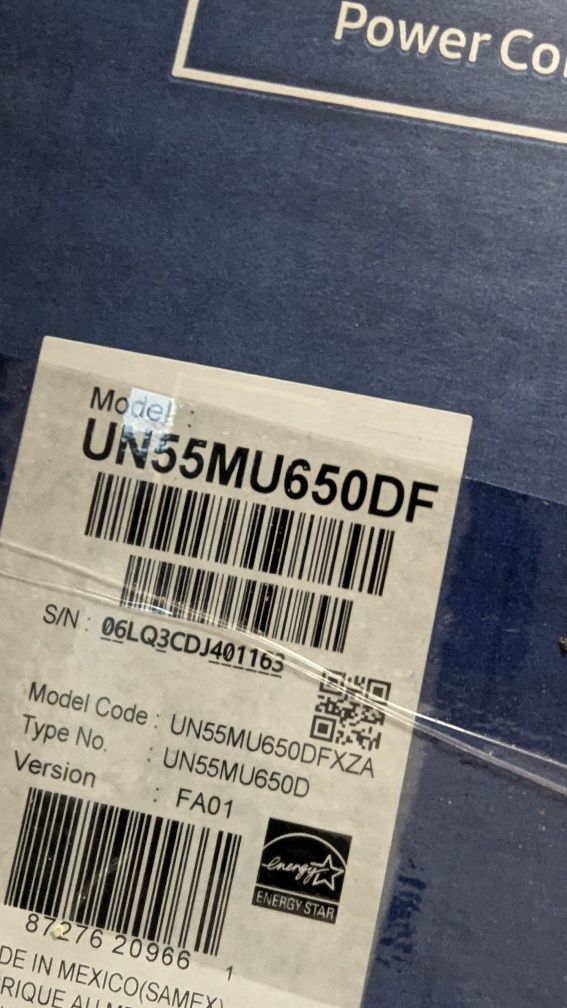 Main bn94-11706e Samsung UN55MU650D.
