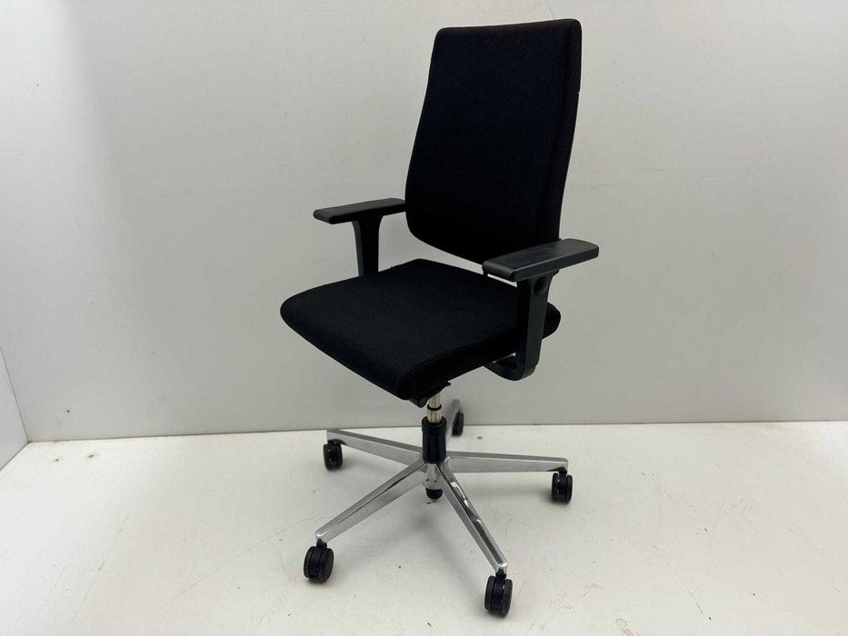 SEDUS BLACK DOT-102 krzesło biurowe czarne fotel obrotowe kółka