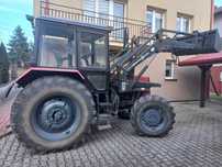 Ciągnik MTZ Belarus 920, 2013 r razem z ładowaczem czołowym