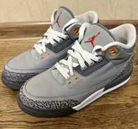 Кроссовки Air Jordan 3 Retro (GS) GREY 398614-012