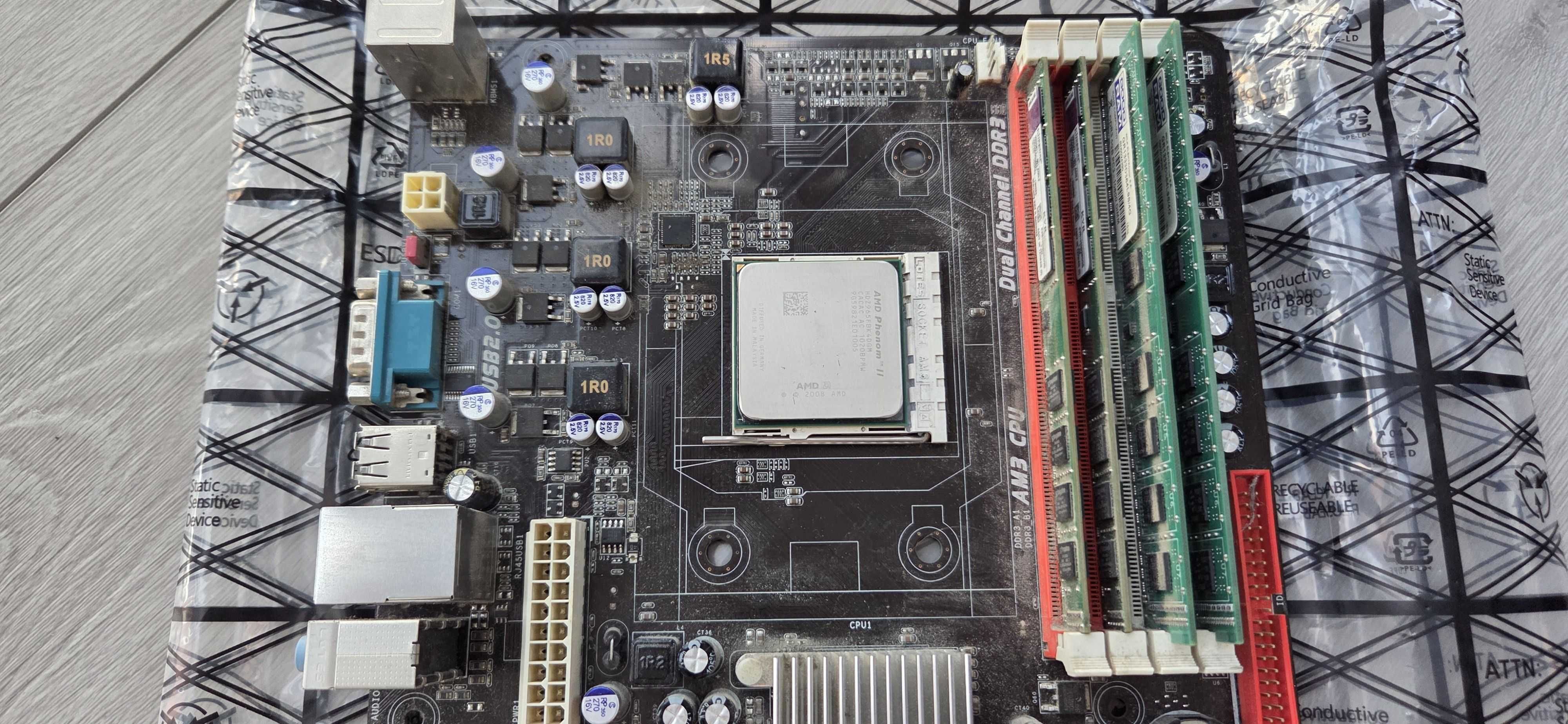 Комплект Phenom II x4 965 BE + Biostar A770E3 + 12 GB RAM