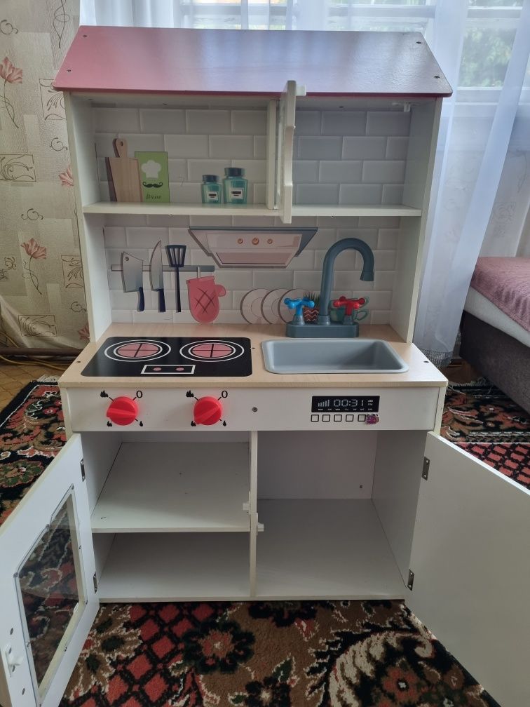 Domek dla lalek kuchnia 2w1 duży