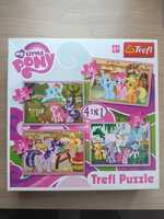 Puzzle My Little Pony 4 w 1 Trefl, Kucyki Pony, kompletne