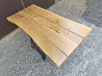 Blat dębowy na biurko 155x70 Live Edge