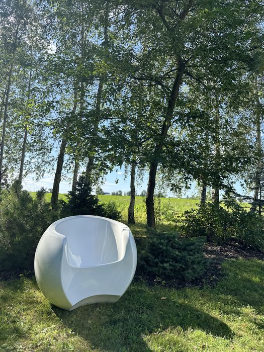 Meble BOWL FineGardens.pl włókno szklane 2 fotele + stolik