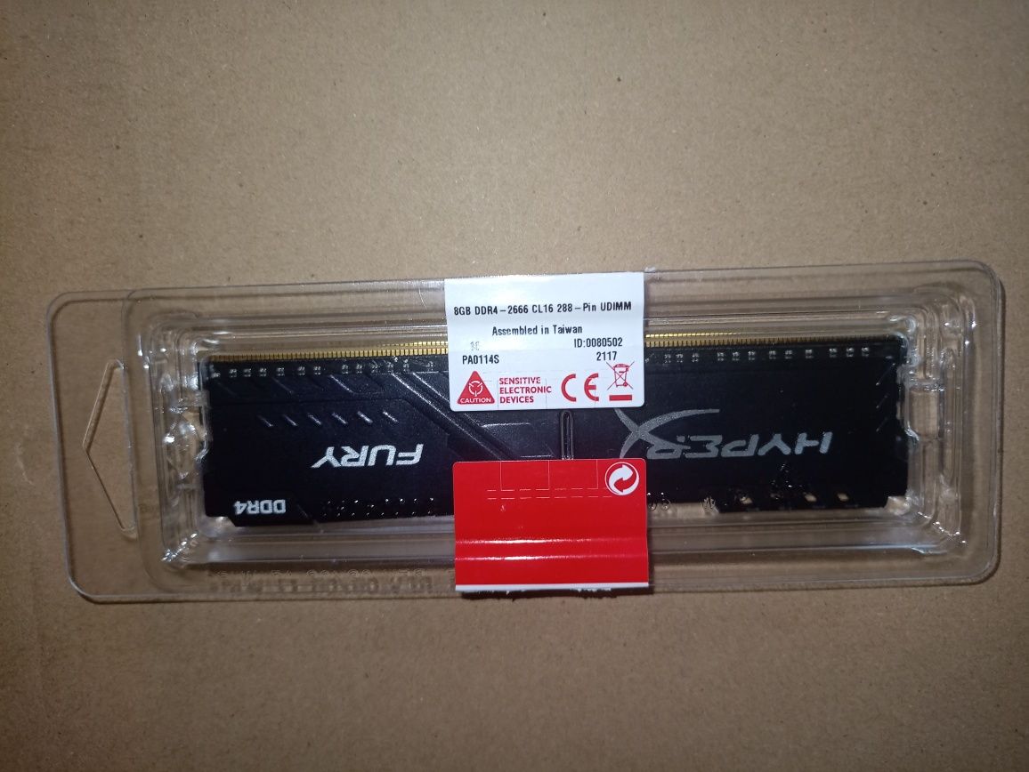 Hyperx Fury 8Gb ram DDR4